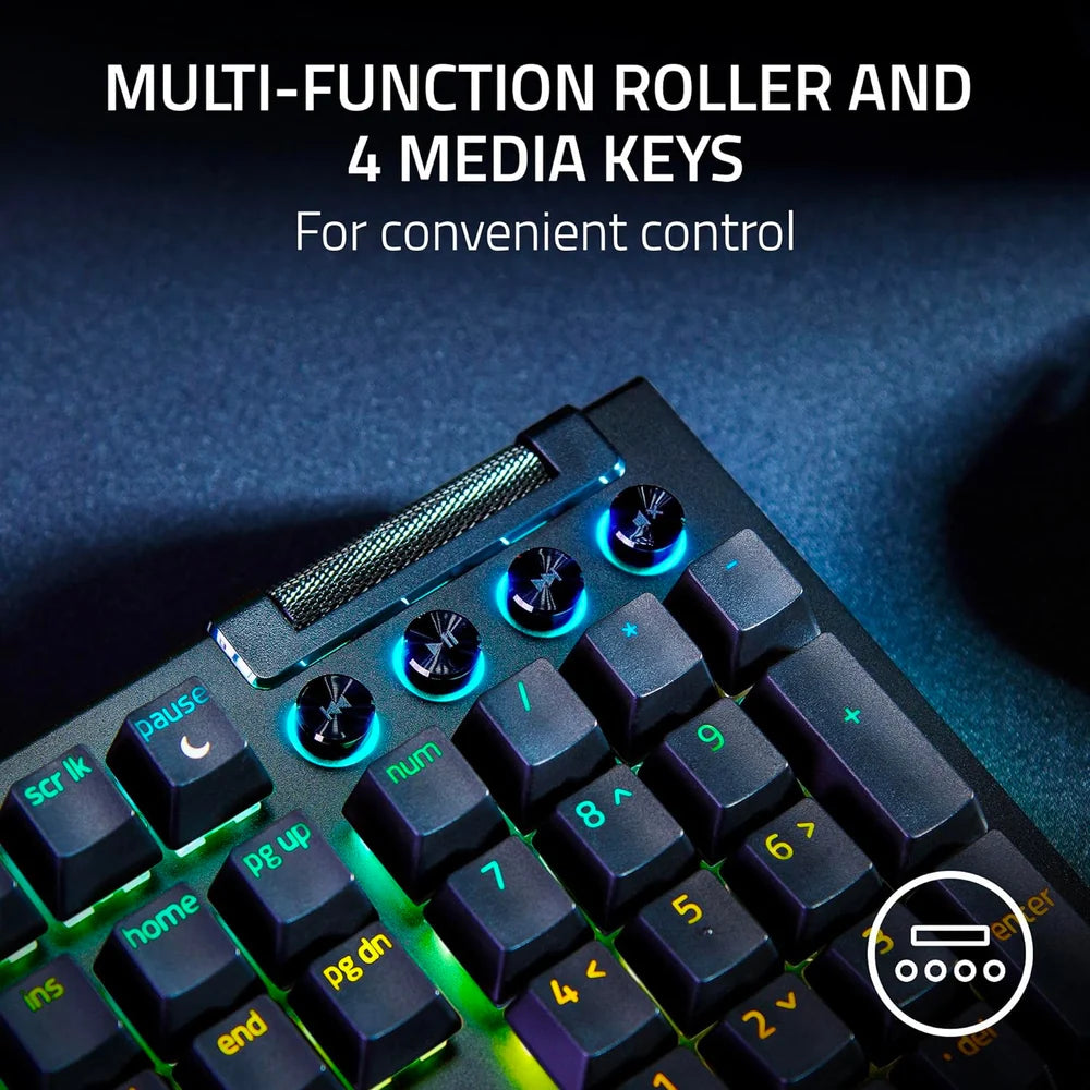 Razer   BlackWidow   V4   -Green   Mechanical   Switches