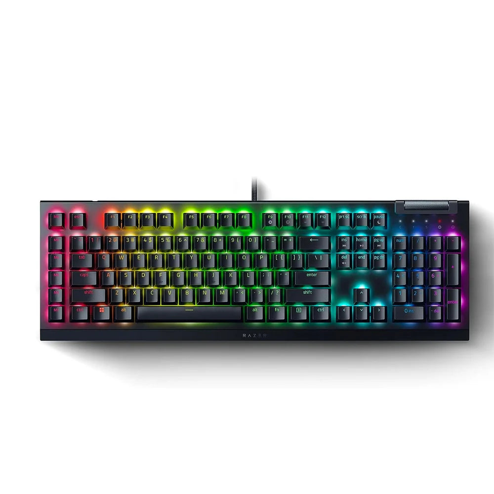 Razer   BlackWidow   V4   X   -   Mechanical   Gaming   Keyboard:   Green   Switches   Tactile   &   Clicky