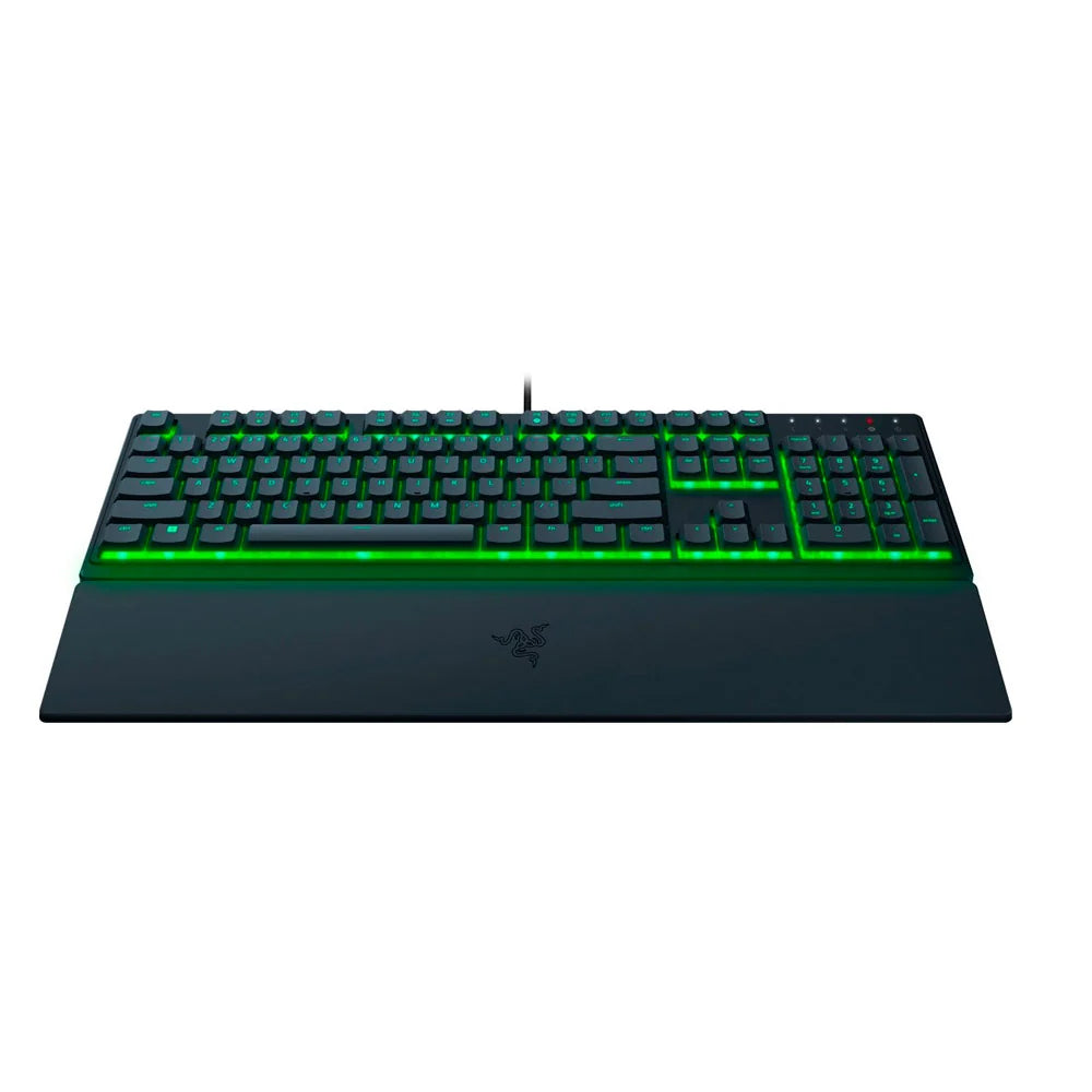 Razer   -   Ornata   V3   X   Full-Size   Wired   Membrane   Gaming   Keyboard   with   Chroma   RGB   Backlighting   -   Black