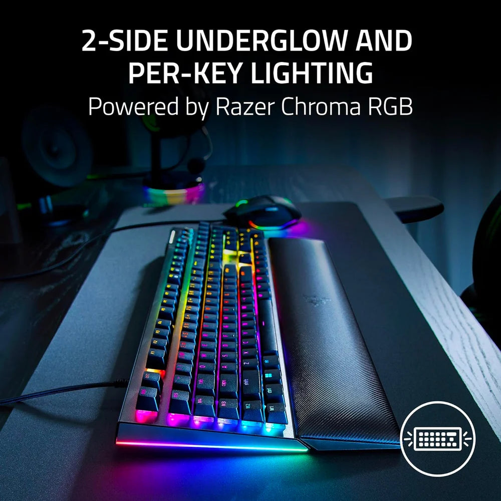 Razer   BlackWidow   V4   -Green   Mechanical   Switches
