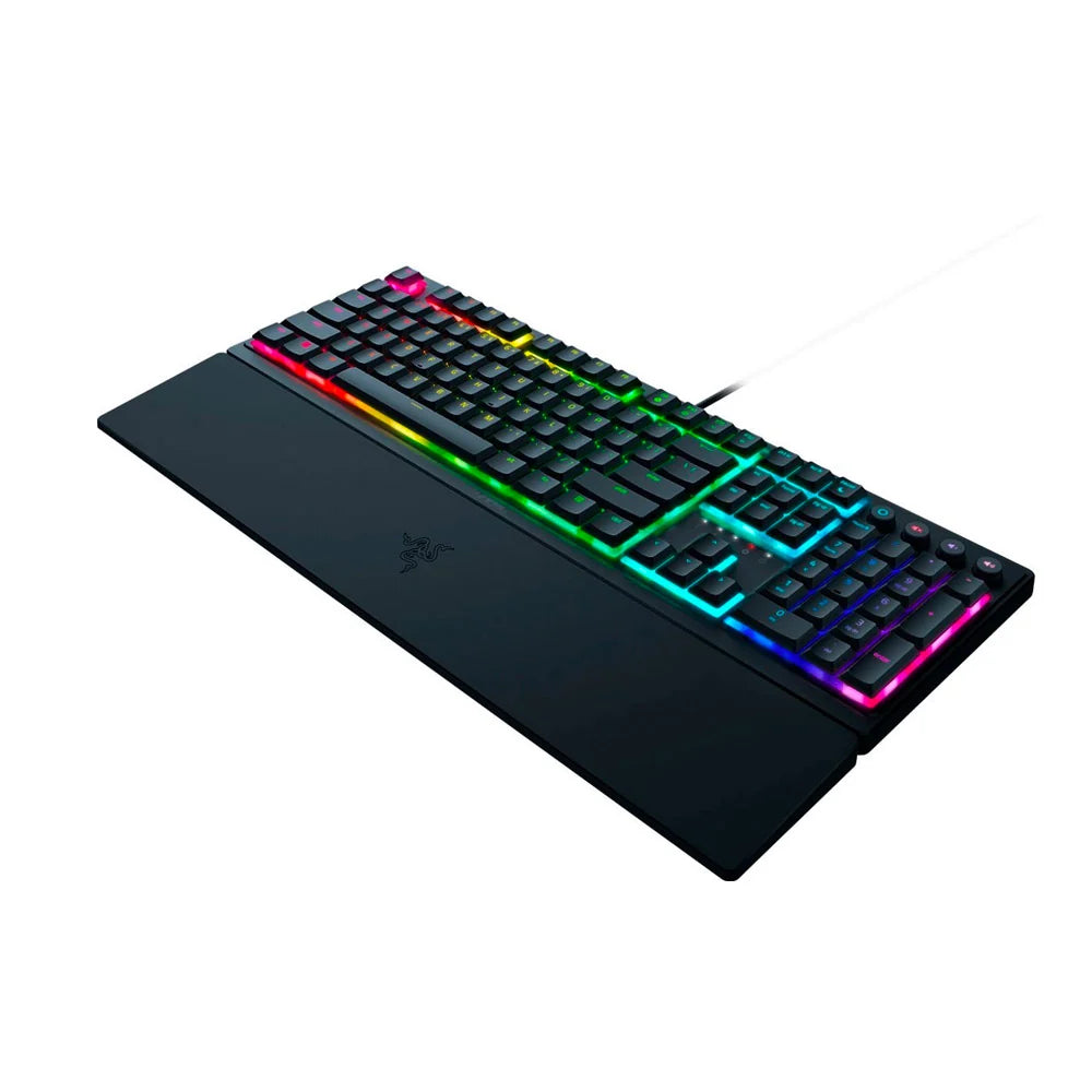 Razer   -   Ornata   V3   Full-Size   Wired   Mecha-Membrane   Gaming   Keyboard   with   Chroma   RGB   Backlighting   -   Black