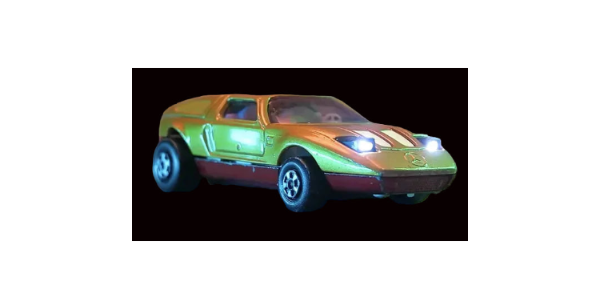 rare vintage Matchbox Super Kings K-30 Mercedes-Benz C111 (battery operated for head lights)