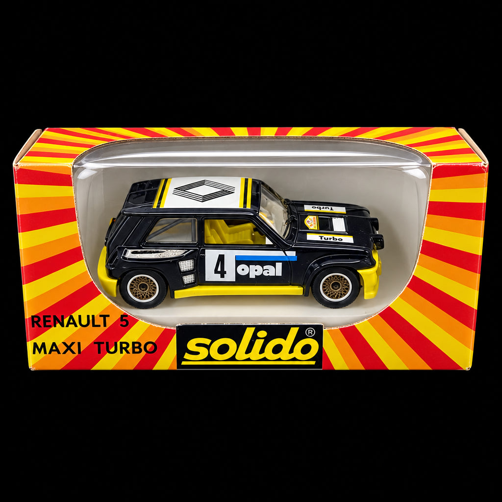 vintage Solido 1/43 scale Renault 5 Maxi Turbo