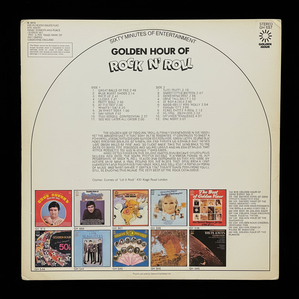 Golden Hour Rock N Roll - Chuck Berry, Jerry Lee Lewis - Music Vinyl Record