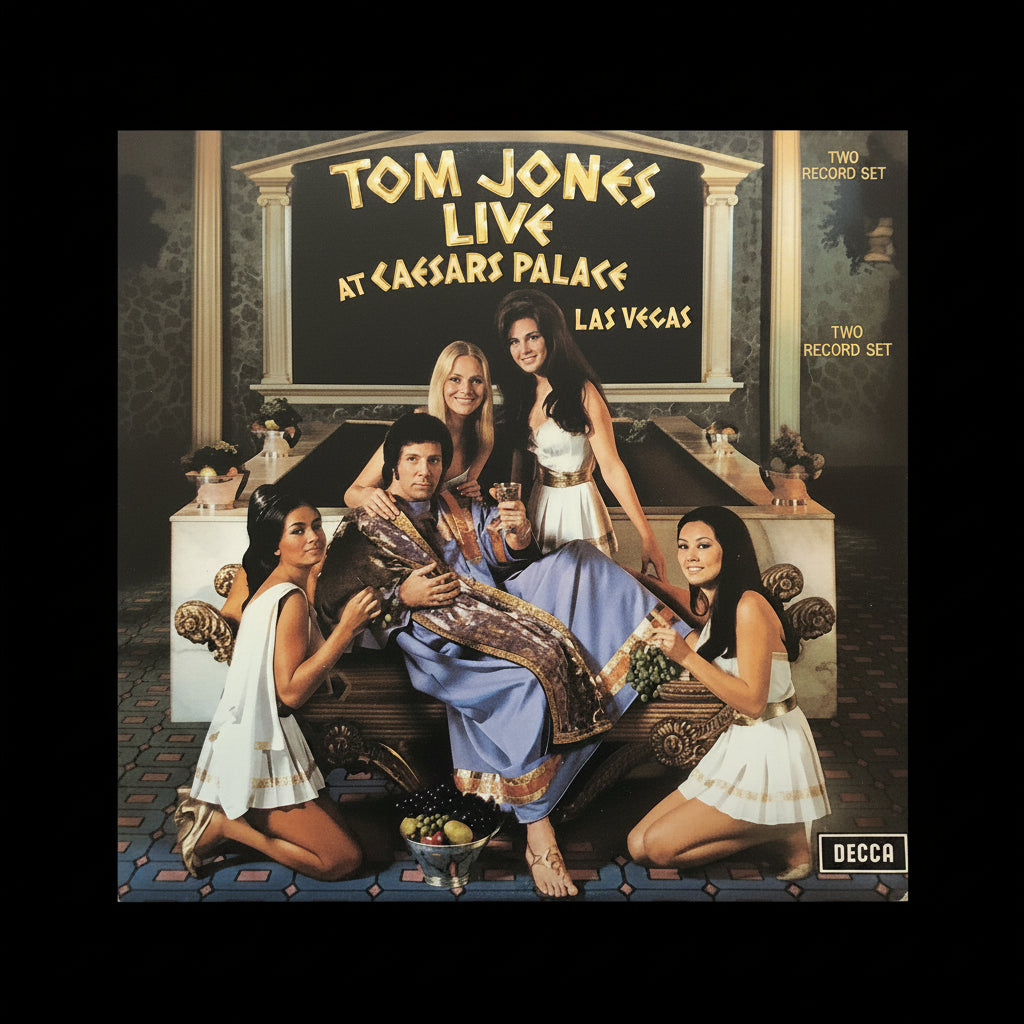 Tom Jones - Live At Caesar's Palace Las Vegas 2xLP Vinyl Album Gatefold