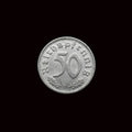 Nazi 1935- Germany 50 Reichspfennig Coin