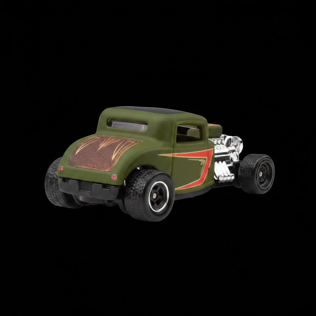 Hot Wheels Boulevard '32 Ford Toy Car Green Premium Series
