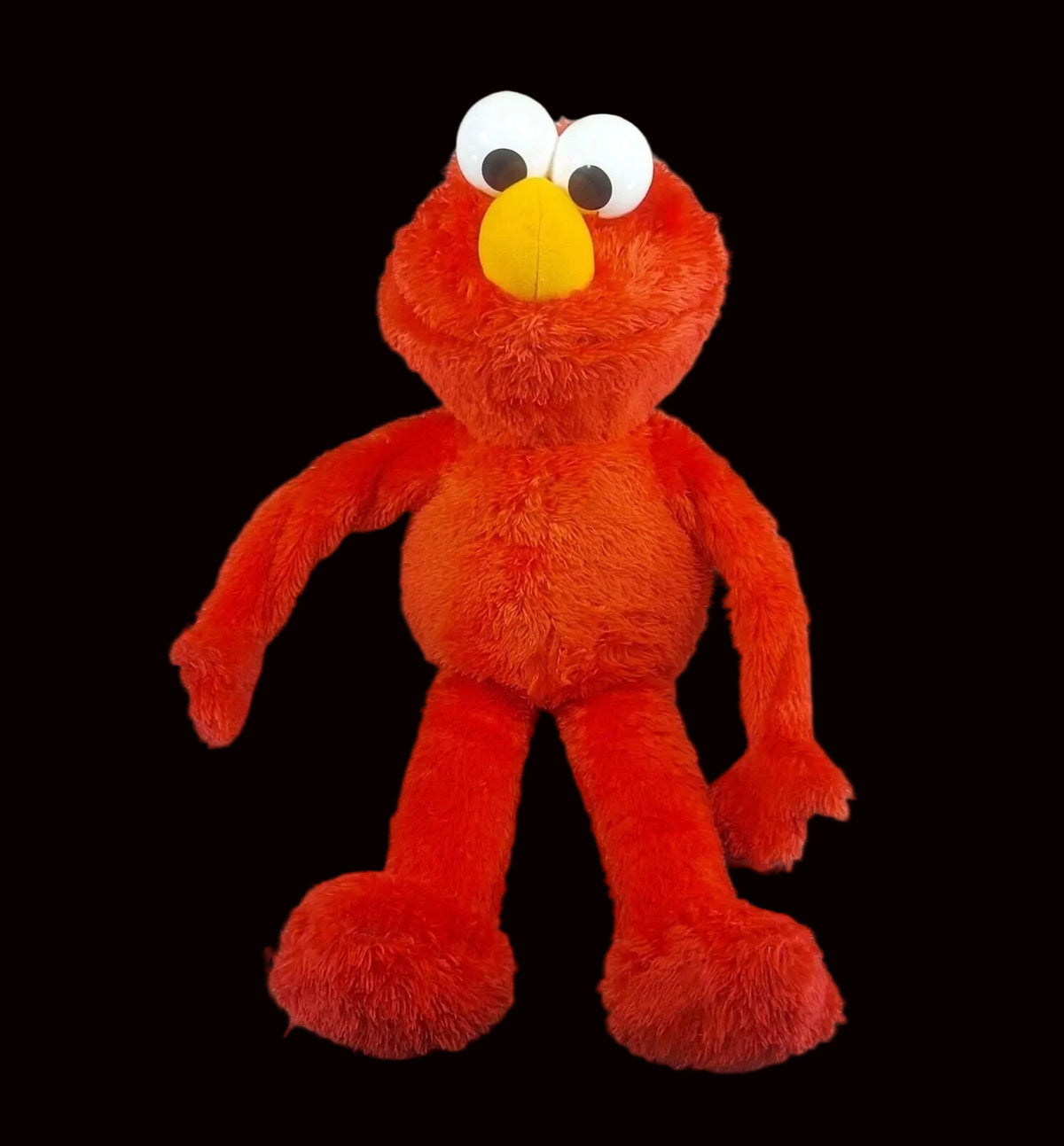 Big Hugs Elmo interactive plush toy from Sesame Street (made by Playskool / Hasbro), measuring approximately 22 inches tall