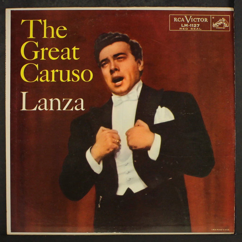 vintage vinyl LP The Great Caruso featuring tenor Mario Lanza