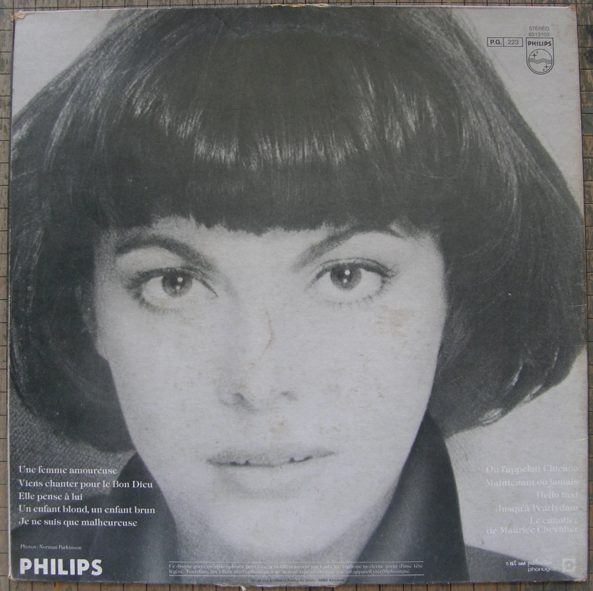 Mireille Mathieu Un Peu Beaucoup Passionnement PHILIPS 1980 VG