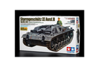 Tamiya 1/35 German Sturmgeschütz III Ausf. B (Sd.Kfz. 142) model kit (Item No. 35281).