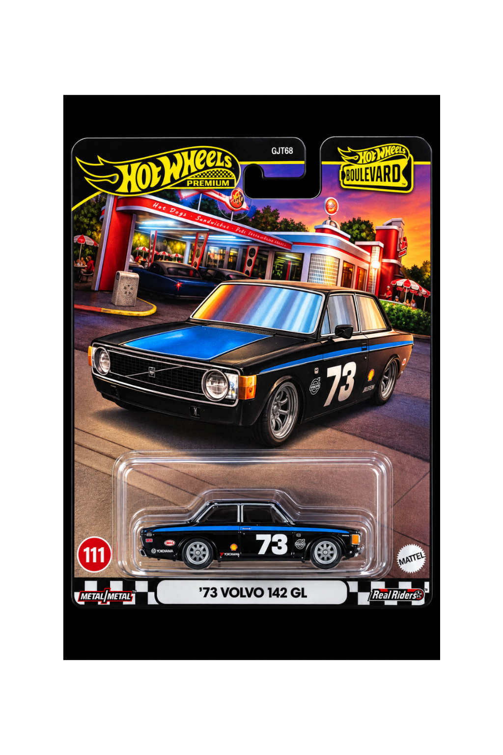 Hot Wheels Premium Boulevard 2024 '73 Volvo 142 GL