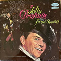 classic 1957 vinyl LP album cover for A Jolly Christmas from Frank Sinatra