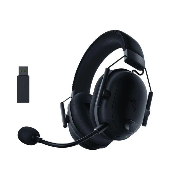 Razer   BlackShark   V2   Pro   Wireless   Gaming   Headset:   THX   7.1   Spatial   Surround   Sound   -   50mm   Drivers   -   Detachable   Mic   -   for   PC,   PS5,   PS4,   Switch,   Black