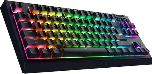 Razer   BlackWidow   V4   Tenkeyless   HyperSpeed   Gaming   Keyboard,   Hot-Swappable,   Orange   Tactile   Switch
