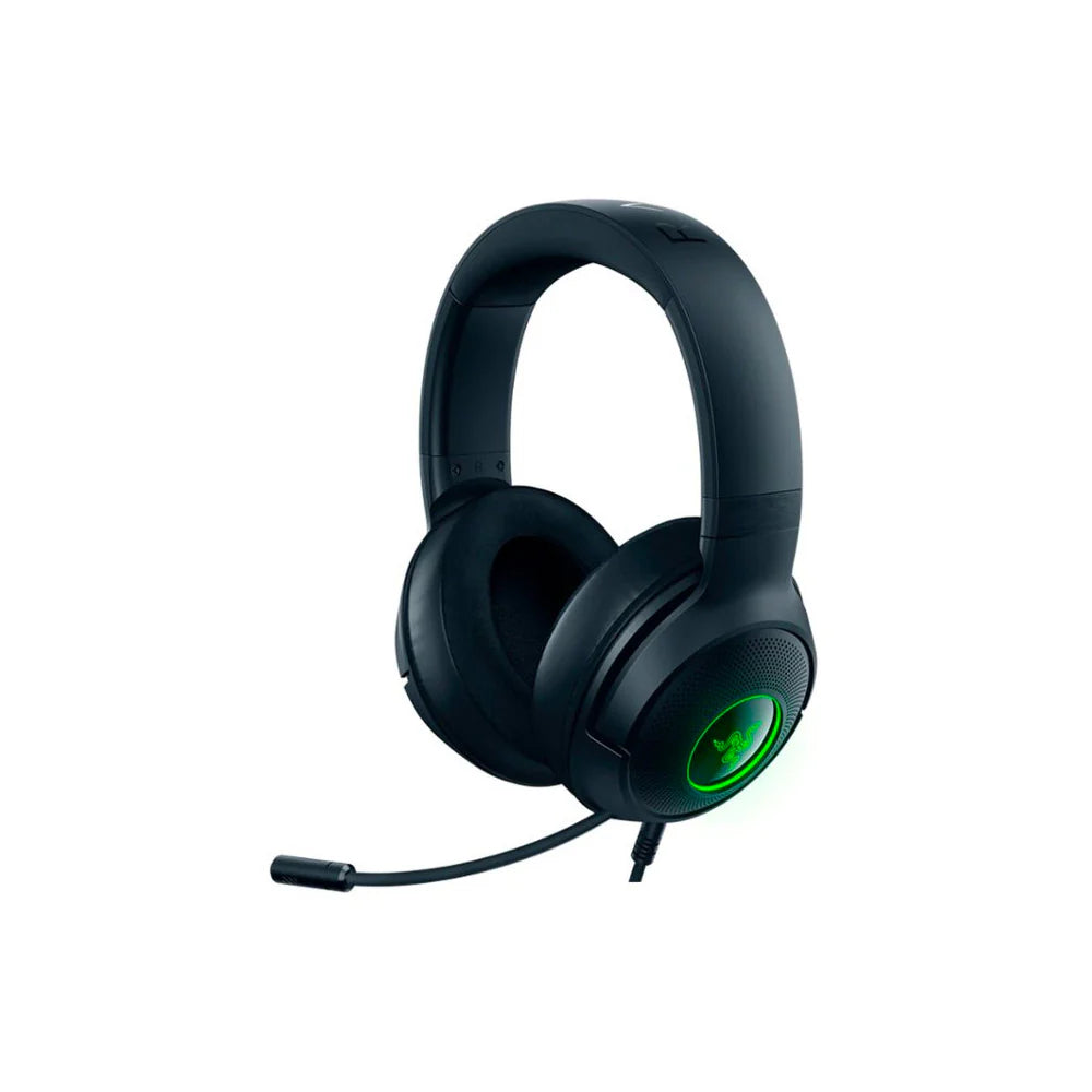 Razer   -   Kraken   V3   X   Wired   7.1   Surround   Sound   Gaming   Headset   for   PC   with   Chroma   RGB   Lighting   -   Black